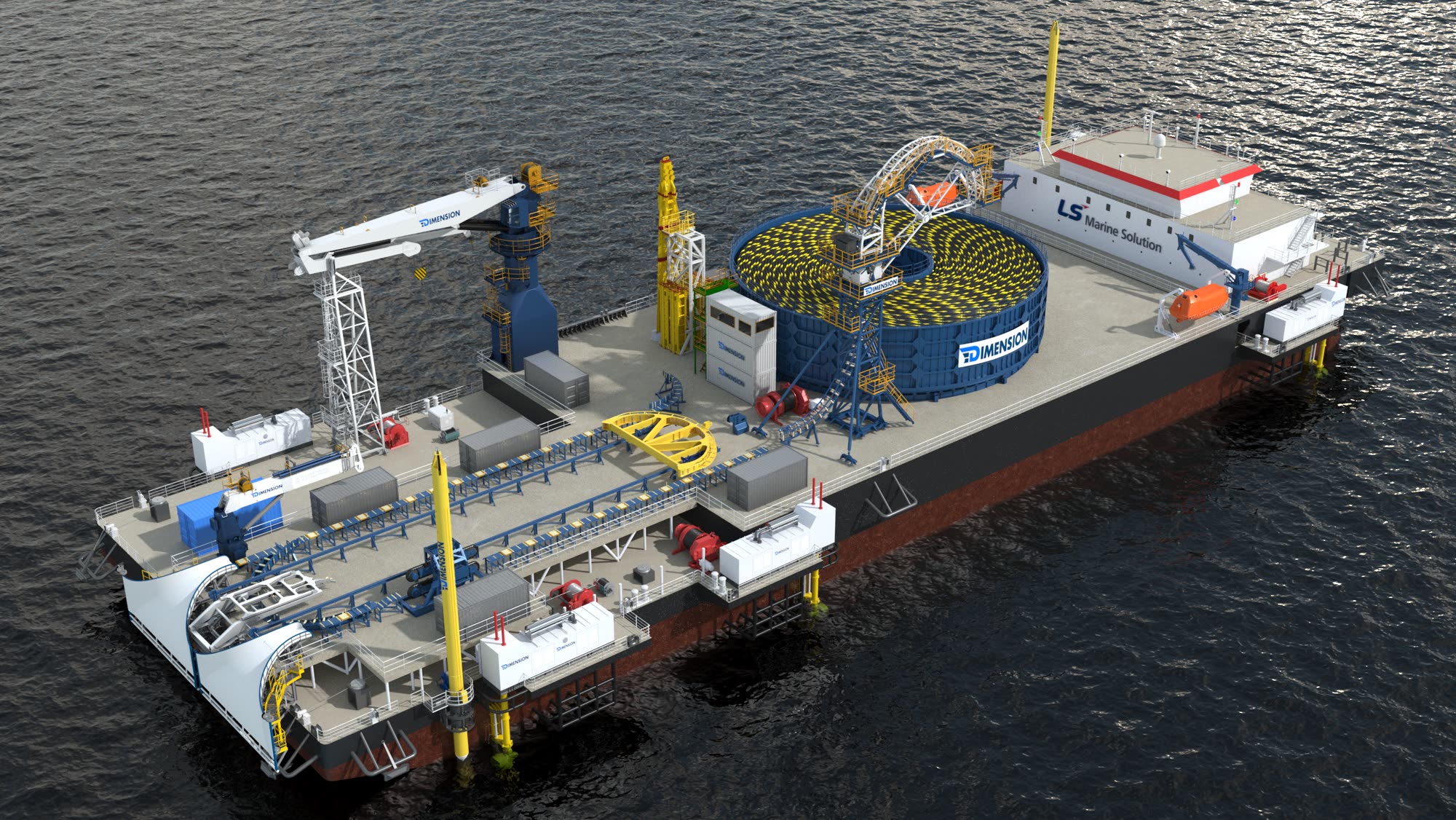 Cable lay equipment